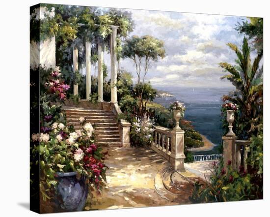 Classic Terrace View-Paline-Stretched Canvas