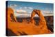 Classic View of Famous Delicate Arch at Sunset, Utah-lbryan-Premier Image Canvas