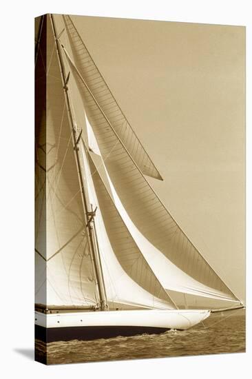 Classic Yacht I - Sepia-Ingrid Abery-Stretched Canvas