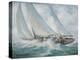 Classic Yacht - Twixt Wind and Water-Richard Willis-Premier Image Canvas