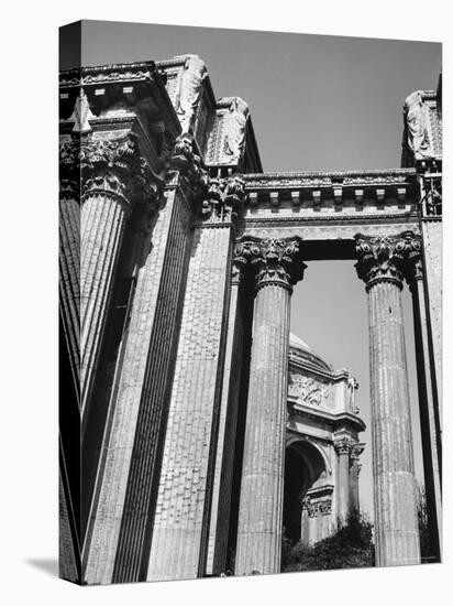 Classical Columns of the Palace of the Legion of Honor in Golden Gate Park-Walker Evans-Premier Image Canvas