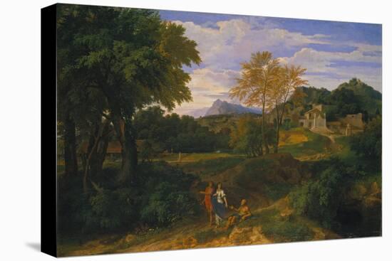 Classical Landscape, Probably 1660s-Jean-François Millet-Premier Image Canvas