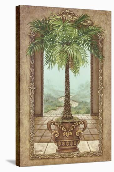 Classical Palm Tree-Janet Kruskamp-Stretched Canvas