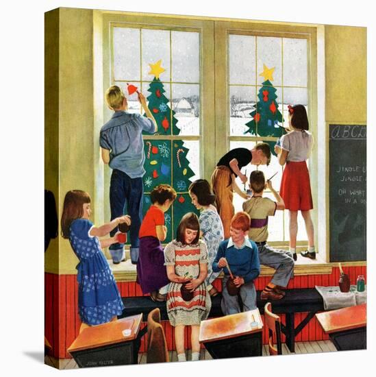 "Classroom Christmas", December 8, 1951-John Falter-Premier Image Canvas