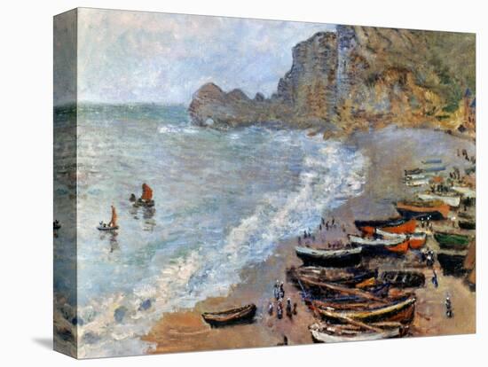 Claude Monet: Etretat, 1883-Claude Monet-Premier Image Canvas
