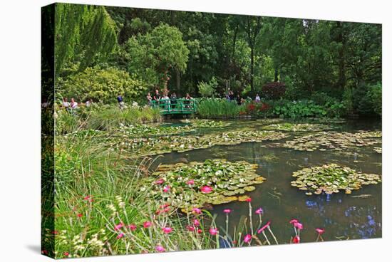 Claude Monet's Water Garden in Giverny, Department of Eure, Upper Normandy, France-null-Stretched Canvas