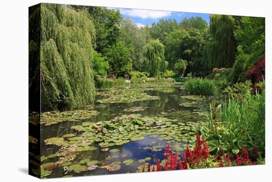 Claude Monet's Water Garden in Giverny, Department of Eure, Upper Normandy, France-null-Stretched Canvas