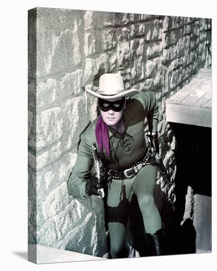 Clayton Moore, The Lone Ranger (1956)-null-Stretched Canvas