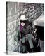 Clayton Moore - The Lone Ranger-null-Stretched Canvas