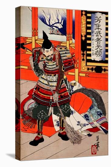 Cleaning Deck, from the Series Yoshitoshi's Incomparable Warriors-Yoshitoshi Tsukioka-Premier Image Canvas