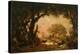 Clearing in the Woods of Fontainebleau-Théodore Rousseau-Premier Image Canvas