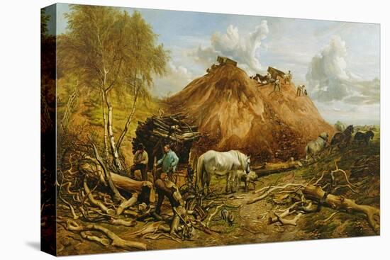 Clearing the Wood for the Iron Way, 1880-Thomas Sidney Cooper-Premier Image Canvas