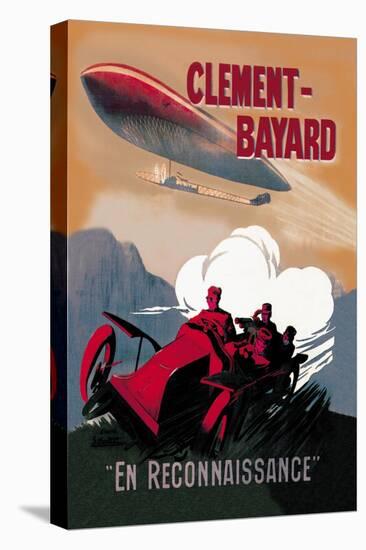 Clement-Bayard, French Dirigible-Ernest Montaut-Stretched Canvas