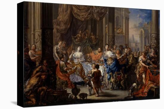 Cleopatra's Feast-Johann Georg Platzer-Premier Image Canvas