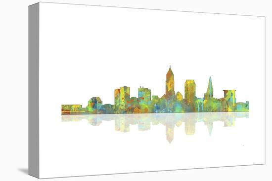 Cleveland Ohio Skyline 1-Marlene Watson-Premier Image Canvas