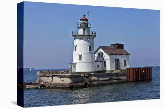 Cleveland West Pierhead Lighthouse, Ohio, USA-Joe Restuccia III-Premier Image Canvas
