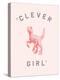 Clever Girl Pink print-Florent Bodart-Premier Image Canvas