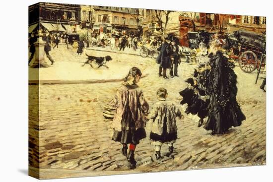 Clichy Square, Paris, 1874-Giovanni Boldini-Premier Image Canvas