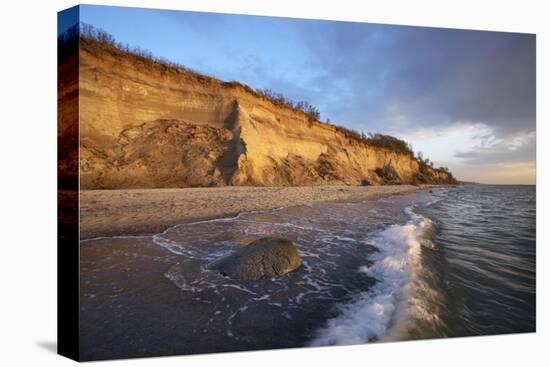 Cliff 'Hohes Ufer' Close Ahrenshoop in the Evening Light-Uwe Steffens-Premier Image Canvas