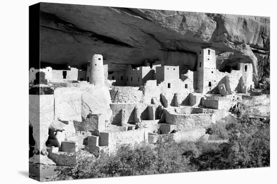 Cliff Palace Pueblo BW-Douglas Taylor-Premier Image Canvas