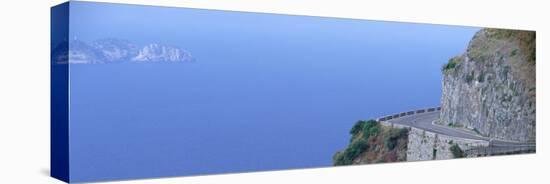Cliff Road Near Positano Italy-null-Stretched Canvas