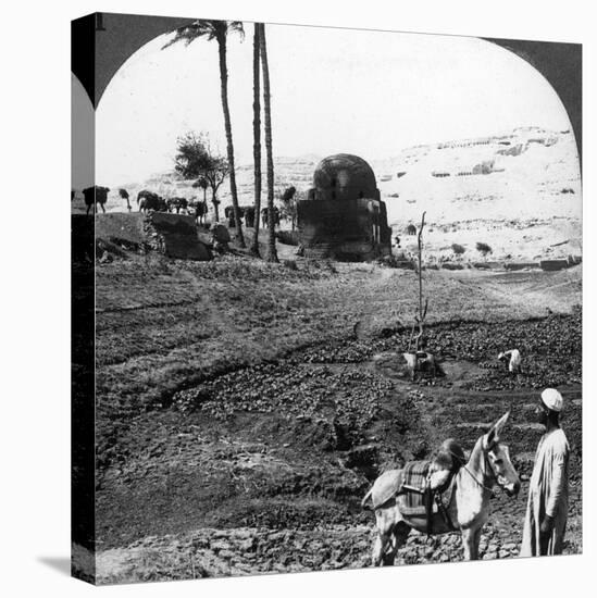 Cliff Tombs of the Lords of Assiut, Egypt, 1905-Underwood & Underwood-Premier Image Canvas