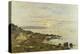 Cliffs at Benerville, Sunset, 1897-Eugène Boudin-Premier Image Canvas