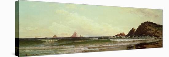 Cliffs at Cape Elizabeth, Portland Harbour, Maine, 1882-Alfred Thompson Bricher-Premier Image Canvas
