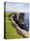 Cliffs at Downpatrick Head, Near Ballycastle, County Mayo, Connacht, Republic of Ireland (Eire)-Gary Cook-Premier Image Canvas