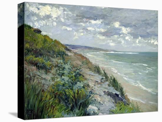 Cliffs by the Sea at Trouville-Gustave Caillebotte-Premier Image Canvas