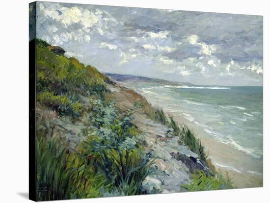 Cliffs by the Sea at Trouville-Gustave Caillebotte-Premier Image Canvas