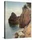 Cliffs near Final-Marina-Eugen Bracht-Stretched Canvas