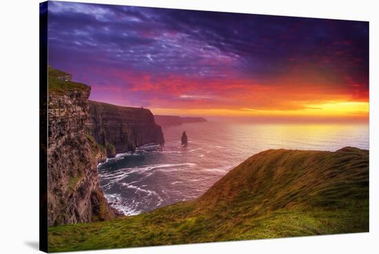 Cliffs of Moher Clare Ireland-null-Stretched Canvas