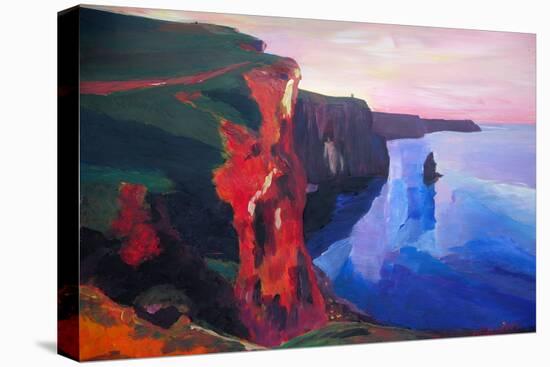 Cliffs of Moher in County Clare Ireland at Sunset-Markus Bleichner-Stretched Canvas