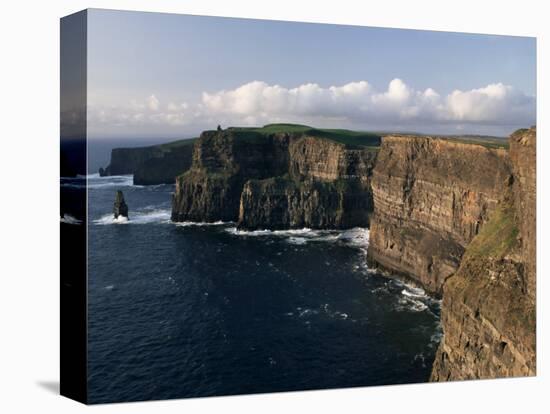 Cliffs of Moher, Rising to 230M in Height, O'Brians Tower and Breanan Mor Seastack, County Clare-Gavin Hellier-Premier Image Canvas