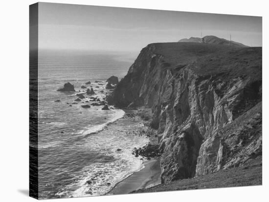 Cliffs Overlooking Drake's Bay-Nat Farbman-Premier Image Canvas