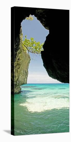 Cliffside Cave at Xtabi Hotel, Negril, Westmoreland, Jamaica-null-Stretched Canvas