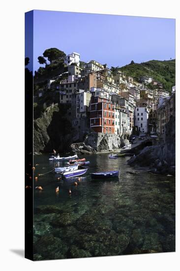 Clifftop Village of Riomaggiore, Cinque Terre, UNESCO World Heritage Site, Liguria, Italy, Europe-Gavin Hellier-Premier Image Canvas