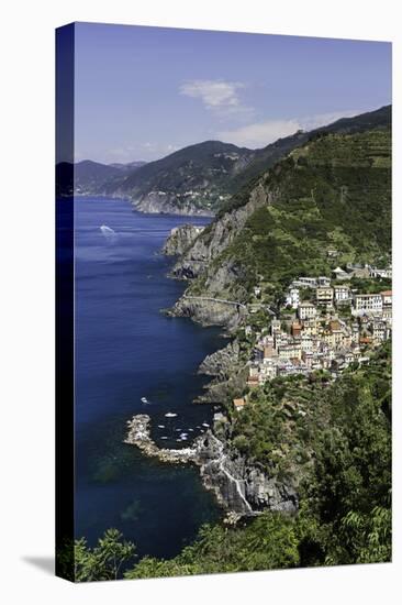 Clifftop Village of Riomaggiore, Cinque Terre, UNESCO World Heritage Site, Liguria, Italy, Europe-Gavin Hellier-Premier Image Canvas