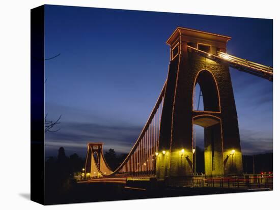 Clifton Suspension Bridge, Bristol, Avon, England, UK, Europe-Charles Bowman-Premier Image Canvas