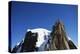 Climbers on Midi Plan traverse, Chamonix, Haute Savoie, Rhone Alpes, French Alps, France, Europe-Christian Kober-Premier Image Canvas