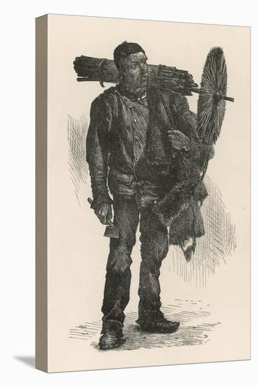 Climbing Chimney Sweep-null-Stretched Canvas