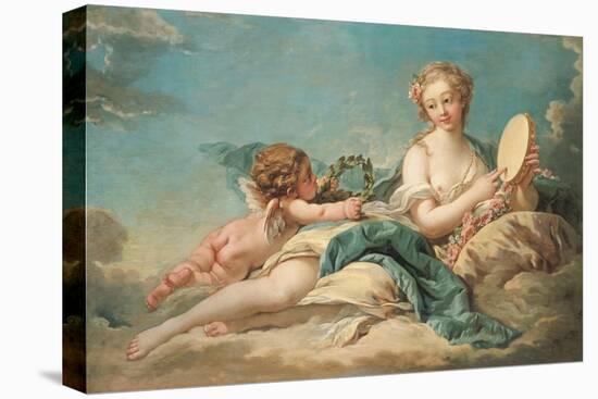 Clio, the Muse of History and Song, 1758-Francois Boucher-Premier Image Canvas