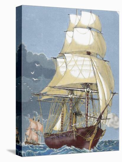 Clipper, 19th Century-Prisma Archivo-Premier Image Canvas