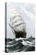 Clipper Ship Caribee, Famous for Speed, Built in Maine in 1852-null-Premier Image Canvas