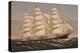 Clipper Ship “Three Brothers”, ca. 1875-Currier & Ives-Stretched Canvas