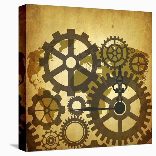 Clock Map 2-Mark Ashkenazi-Premier Image Canvas