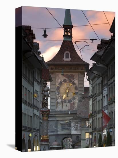 Clock Tower, Bern, Berner Oberland, Switzerland-Doug Pearson-Premier Image Canvas