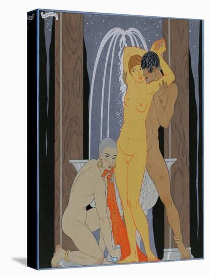 Clodia, Matronne Impudique (Clodia, Immodest Matron), 1929 (Engraving)-Georges Barbier-Premier Image Canvas