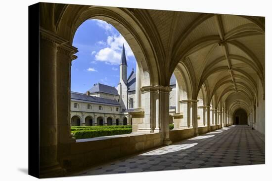 Cloister of Abbey of Fontevraud (Fontevraud L'Abbaye), Dated 12th to 17th Centuries-Nathalie Cuvelier-Premier Image Canvas